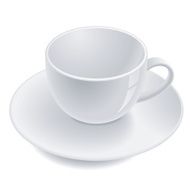 Empty teacup
