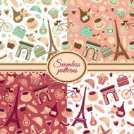 Collection of seamless patterns
