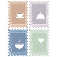 Stamp Series - Restaurant &amp; Cafe