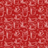 seamless cups of coffee