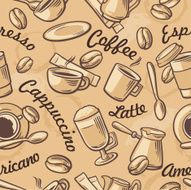 seamless coffee pattern N23