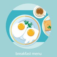 Morning breakfast menu