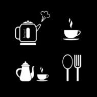 Coffee break - vector icons