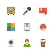 Flat design icons vector symbols for website N2