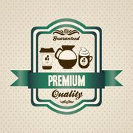 Coffee Icons and labels N10