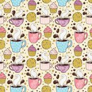 Coffee Seamless Pattern N52