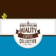 Vector coffee label N22