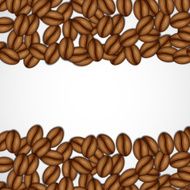Background with coffee beans N2