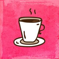 Coffee on Grunge Background N2