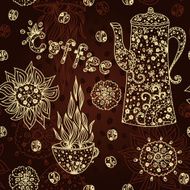 Coffee Seamless Pattern N56