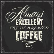 Vintage Coffee Label N115