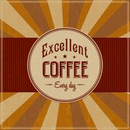 Vintage Card with cofee N4