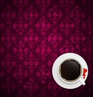 Abstract coffee background vector illustration N5