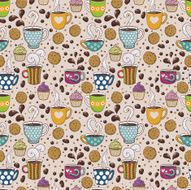 Coffee Seamless Pattern N57