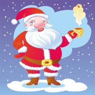 Santa Claus And Tea