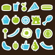 foods stickers