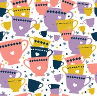 seamless mug wallpaper design
