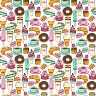 Vintage bakery background N6