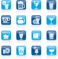 Drinks and beverages icons N3