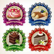 Sweets ribbon banners N7