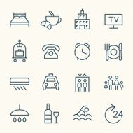 Hotel Services Icons N5