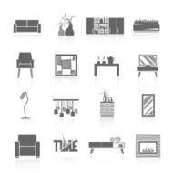 Living Room Icons Set