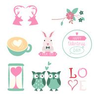 Valentines Day vector set