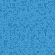 Vector seamless pattern with icons