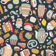 Dessert seamless pattern N13