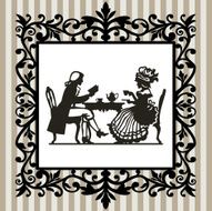 Tea time with frame