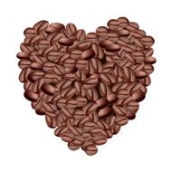 Coffee Bean Heart N2