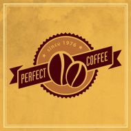 Vintage Coffee Label N124