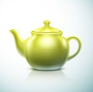 Isolated teapot