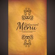 Restaurant menu design N114