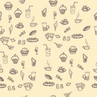 Cofee cup pattern for print