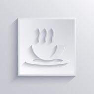 Vector light square icon Eps 10 N4