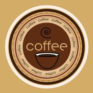 vector coffee sign N2