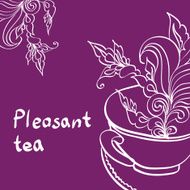 Cup of Tea with Leaf