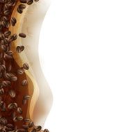 vector coffee background N25