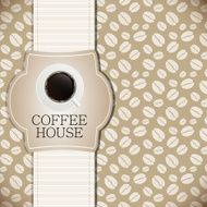 Coffee house menu template vector illustration N13