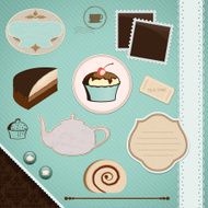 Scrapbooking Set Tea Time