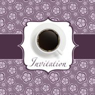 coffee invitation background N8