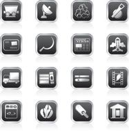 Business and industry icons N5