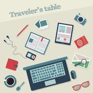 Travelers workspace flat set N2