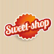 Sweet-shop label