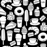 Vintage bakery background N8