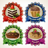 Sweets ribbon banners N8