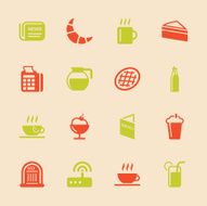 Cafe Icons - Color Series N2