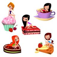 Pin-up girls and Large Cakes