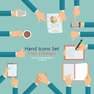 Hand icons set